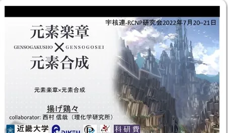 研究会での発表スライドの表紙